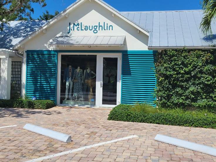 Custom gliding shutters for J Mclaughlin